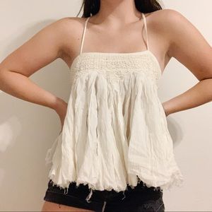 FREE PEOPLE BOHO FLOWY TANK TOP